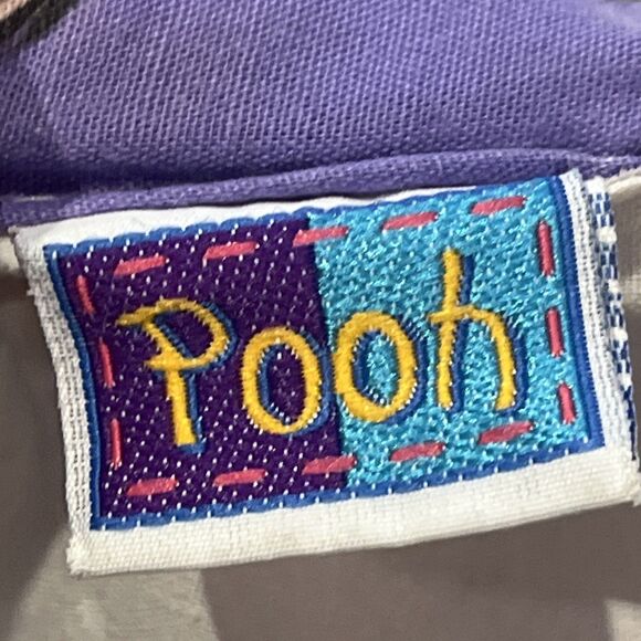 VTG Disney Winnie The Pooh Crib Comforter Colorful Reversible Blanket 1996 90s - Picture 3 of 11